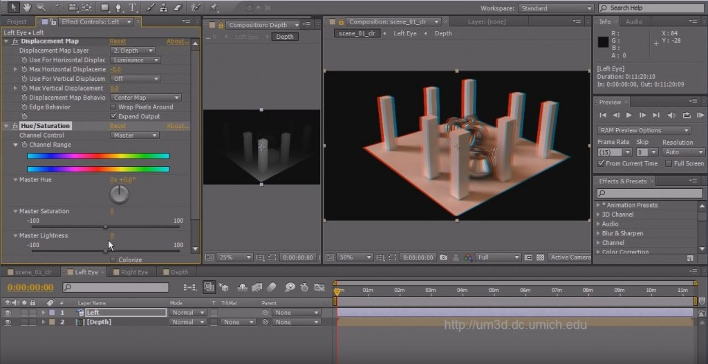 3D Stereo Conversion After Effect Tutorial