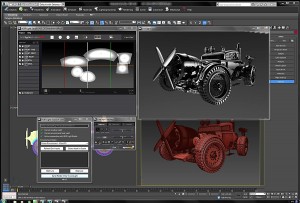 3D Studio Max Mental Ray HDR Light Studio and Photoshop