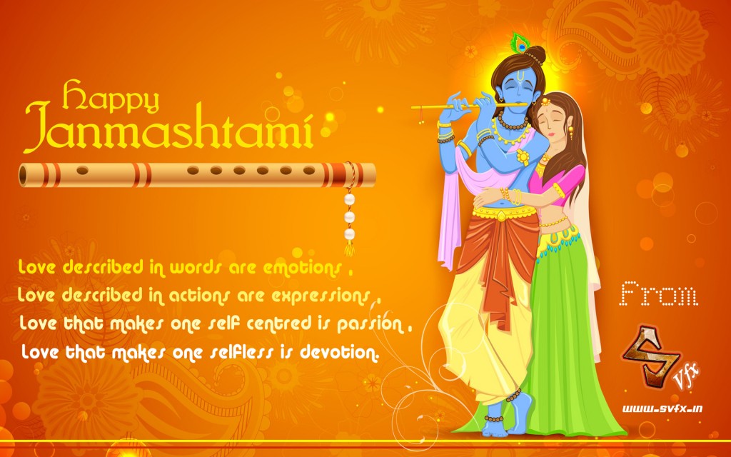 Happy Janmashtami SVFX Animation Studio Pune