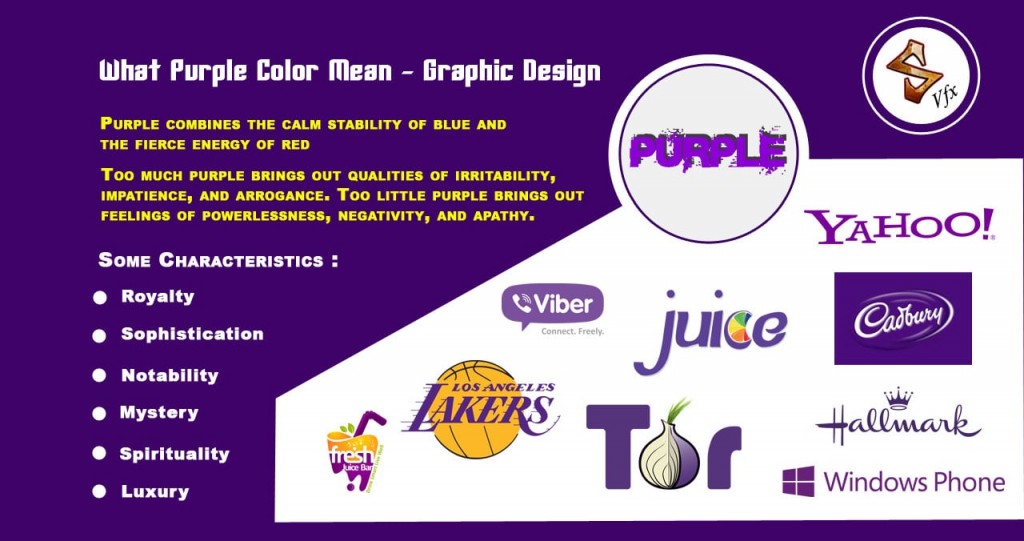 What Purple Color Mean Graphic Design
