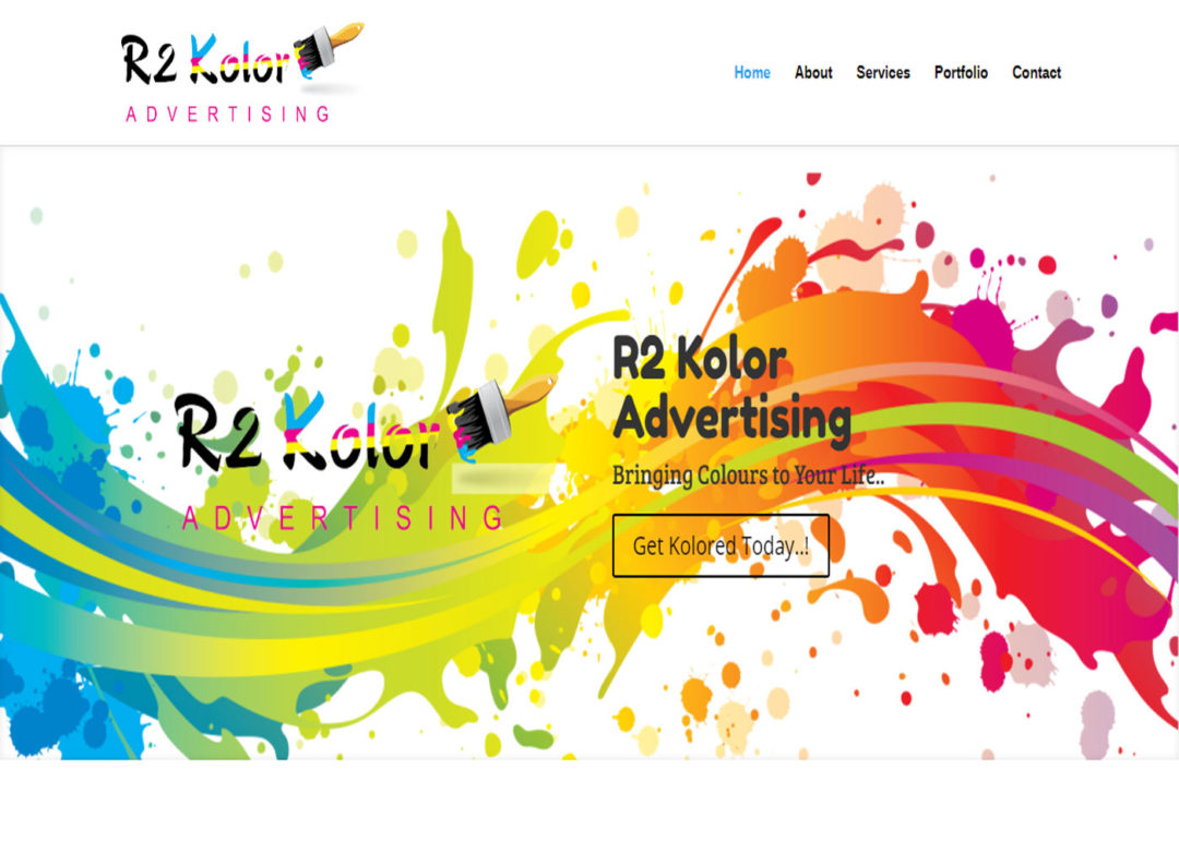 Web Design And Development Project R2color Advertising