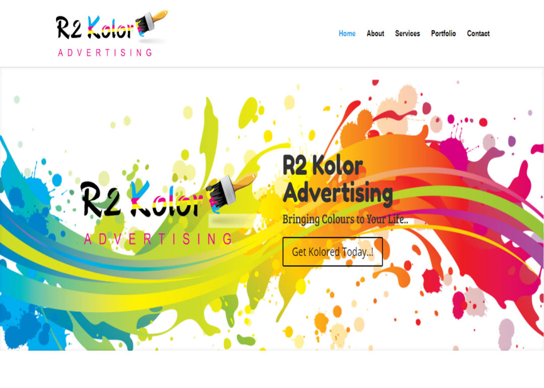 Web Design And Development Project R2color Advertising