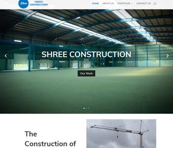 Web Design And Development Project Shree Construction