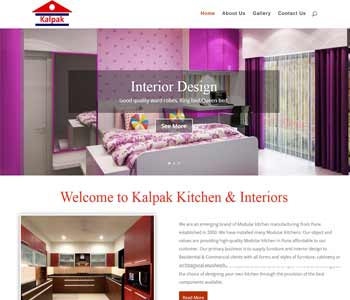 Web Design And Development Project Kalpak Kitchen Interior